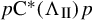 p normal upper C Superscript asterisk Baseline left parenthesis normal upper Lamda Subscript upper I upper I Baseline right parenthesis p