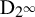 normal upper D Subscript 2 Sub Superscript infinity