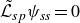 script upper L overtilde Subscript s p Baseline psi Subscript italic ss Baseline equals 0