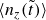 left angle bracket n Subscript z Baseline left parenthesis t overtilde right parenthesis right angle bracket