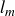 l Subscript m