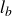 l Subscript b