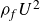 rho Subscript f Baseline upper U squared