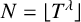 upper N equals left floor upper T Superscript lamda Baseline right floor