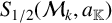 upper S Subscript 1 divided by 2 Baseline left parenthesis script upper M Subscript k Baseline comma a Subscript double struck upper K Baseline right parenthesis