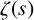 zeta left parenthesis s right parenthesis