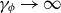 gamma Subscript phi Baseline right arrow normal infinity