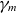 gamma Subscript m