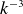 k Superscript negative 3