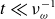 t much less than nu Subscript omega Superscript negative 1