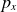 p Subscript x