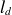 l Subscript d