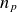 n Subscript p