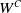 upper W Superscript upper C