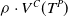 rho dot upper V Superscript upper C Baseline left parenthesis upper T Superscript upper P Baseline right parenthesis