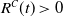upper R Superscript upper C Baseline left parenthesis t right parenthesis greater than 0