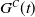 upper G Superscript upper C Baseline left parenthesis t right parenthesis