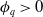 phi Subscript q Baseline greater than 0
