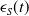 epsilon Subscript upper S Baseline left parenthesis t right parenthesis