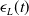 epsilon Subscript upper L Baseline left parenthesis t right parenthesis