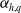 alpha Subscript h comma q