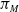 pi Subscript upper M