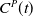 upper C Superscript upper P Baseline left parenthesis t right parenthesis