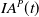 upper I upper A Superscript upper P Baseline left parenthesis t right parenthesis