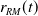 r Subscript upper R upper M Baseline left parenthesis t right parenthesis