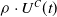 rho dot upper U Superscript upper C Baseline left parenthesis t right parenthesis
