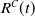 upper R Superscript upper C Baseline left parenthesis t right parenthesis