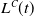 upper L Superscript upper C Baseline left parenthesis t right parenthesis