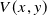 upper V left parenthesis x comma y right parenthesis