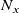 upper N Subscript x