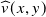 ModifyingAbove v With caret left parenthesis x comma y right parenthesis