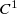 upper C Superscript 1