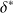 delta Superscript asterisk