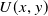 upper U left parenthesis x comma y right parenthesis