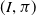 left parenthesis upper I comma pi right parenthesis