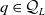 q element of script upper Q Subscript upper L