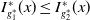 upper I Subscript g 1 Sub Superscript asterisk Superscript asterisk Baseline left parenthesis x right parenthesis less than or equals upper I Subscript g 2 Sub Superscript asterisk Superscript asterisk Baseline left parenthesis x right parenthesis