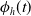 phi Subscript h Baseline left parenthesis t right parenthesis