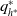 q Subscript h Sub Superscript asterisk Superscript asterisk