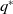 q Superscript asterisk