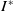 upper I Superscript asterisk