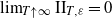 limit Underscript upper T up arrow normal infinity Endscripts normal upper I normal upper I Subscript upper T comma epsilon Baseline equals 0