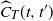 ModifyingAbove upper C With caret Subscript upper T Baseline left parenthesis t comma t Superscript prime Baseline right parenthesis