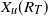upper X Subscript u Baseline left parenthesis upper R Subscript upper T Baseline right parenthesis