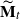 bold upper M overtilde Subscript t