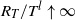 upper R Subscript upper T Baseline divided by upper T Superscript l Baseline up arrow normal infinity